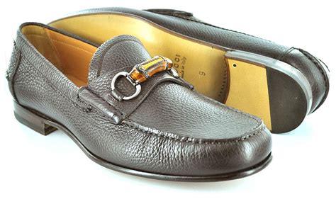 gucci mens bamboo shoes